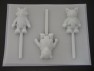 432sp Agent Osos Chocolate or Hard Candy Lollipop Mold